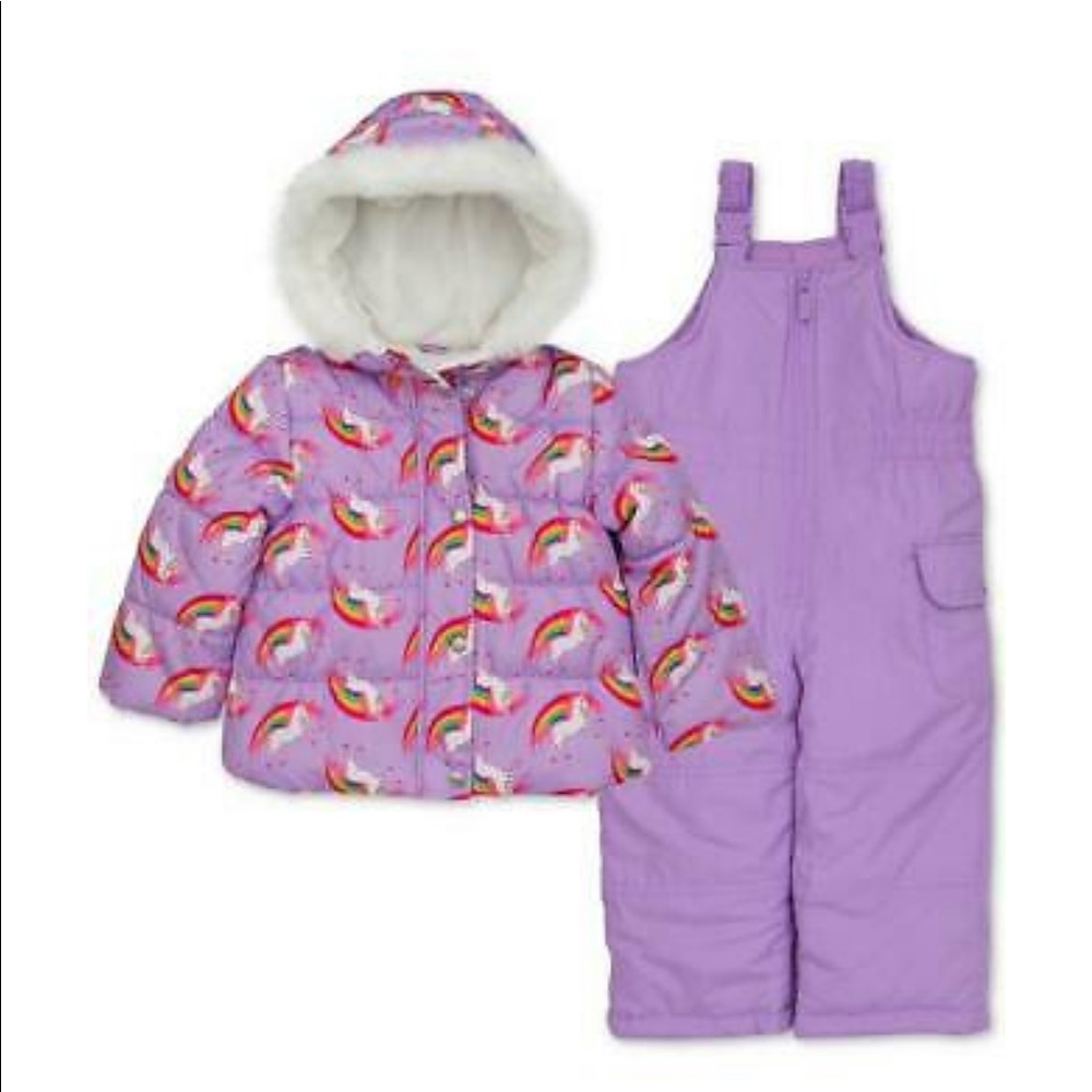 Carters parka and snowbibs